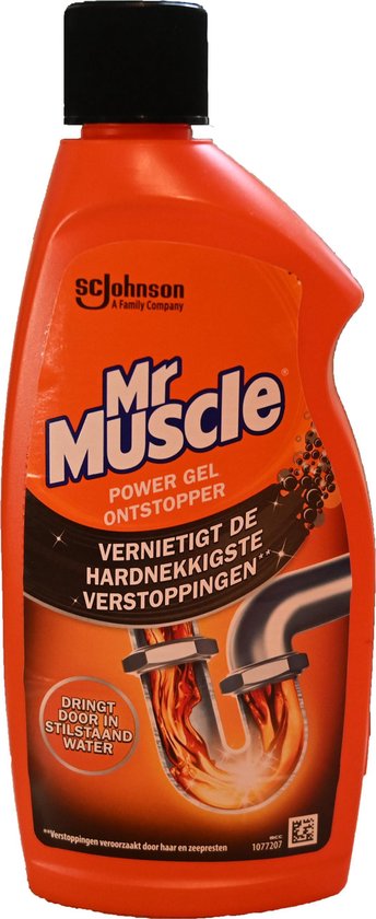 6x Mr. Muscle ontstopper gel - krachtige ontstopper - 6x 500ml