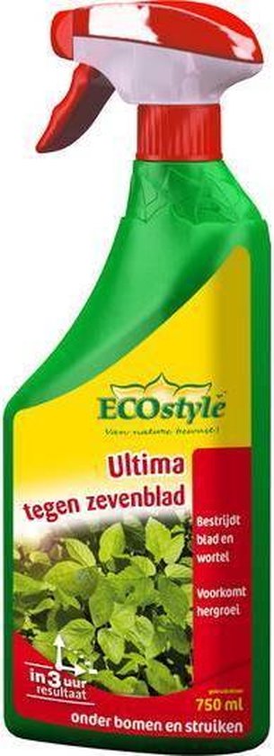 ECOstyle Ultima zevenblad - onkruidbestrijdingsmiddel tegen hardnekkig onkruid - spray 750 ml