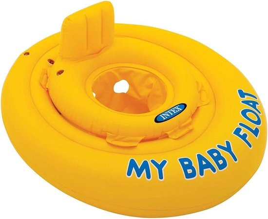 Intex - Opblaasbare - Baby - Zwemtrainer - 6 tot 12 Maanden - Opblaasbaar -Speelgoed -Zwembad- Zwemband -Babyfloat -Baby Float -drijfband- zwem - peuter - strand - zwemmen - baby - float - drijf - water - pret - waterpret