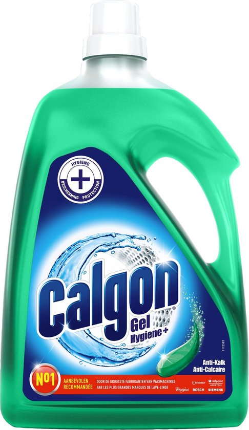 Calgon Hygiëne+ Gel Wasmachine Reiniger en Anti Kalk - 45 Wasbeurten - 2,25 L