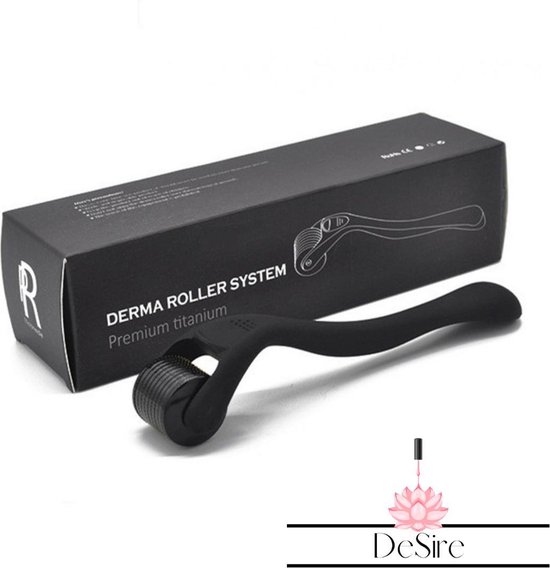 DeSire Derma Roller - 540 Needle - 0.5 MM Naald - Steriel Verpakt - Skin Roller - Huid Verzorging - Huidverzorging - Dermaroller - Baardgroei Stimuleren - HaarGroei Stimulatie - Haar en Huid - Strakke Huid - Acné - Puisten - Striae - Littekens