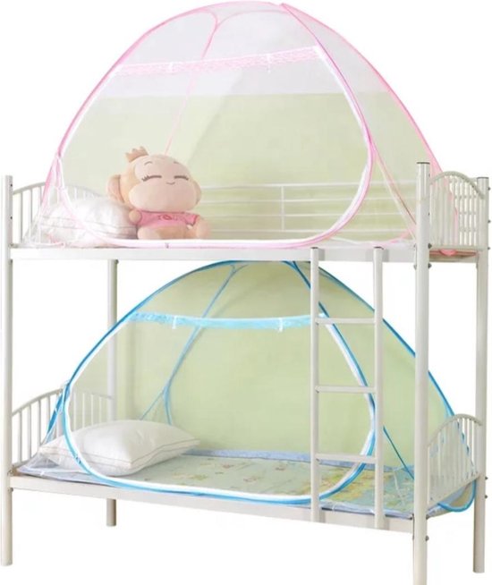 Klamboe- roze - klamboe tent - 190 x 100 - 1 persoons bedtent - klamboe baby