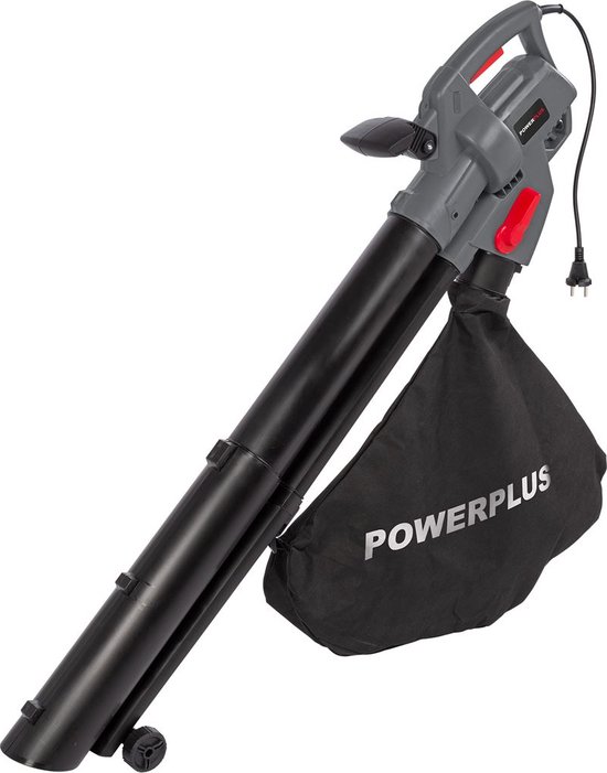 Powerplus POWEG9013 Bladblazer - 3300W - blazen/zuigen/versnipperen - met 40L opvangzak