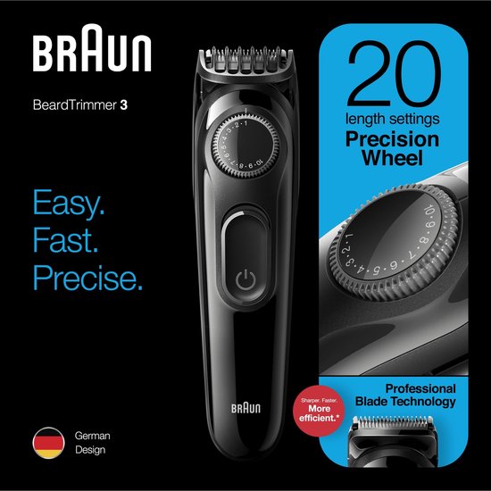 Braun BT3222 - Baardtrimmer en Haartrimmer – Zwart