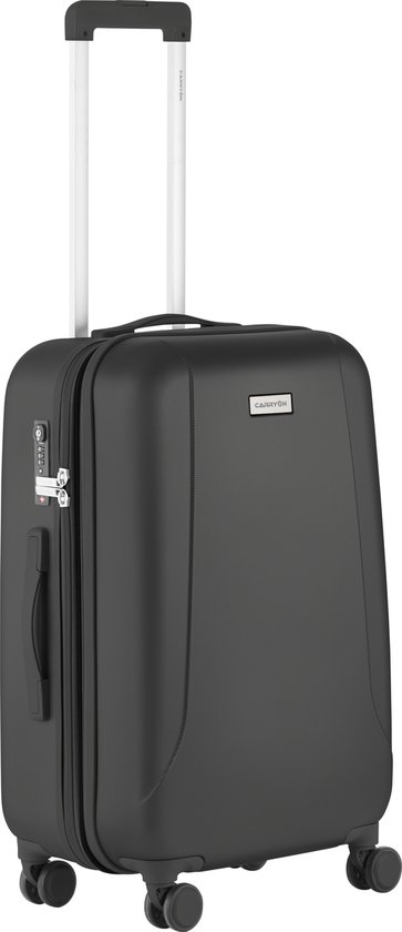 CarryOn Skyhopper Handbagage Koffer 55cm – TSA-slot – Okoban Registratie– Zwart