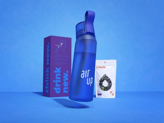 Air Up Drinkfles starterskit - Royal Blue - Inclusief 3 pods - starterskit - hydraterend - vegan - bio