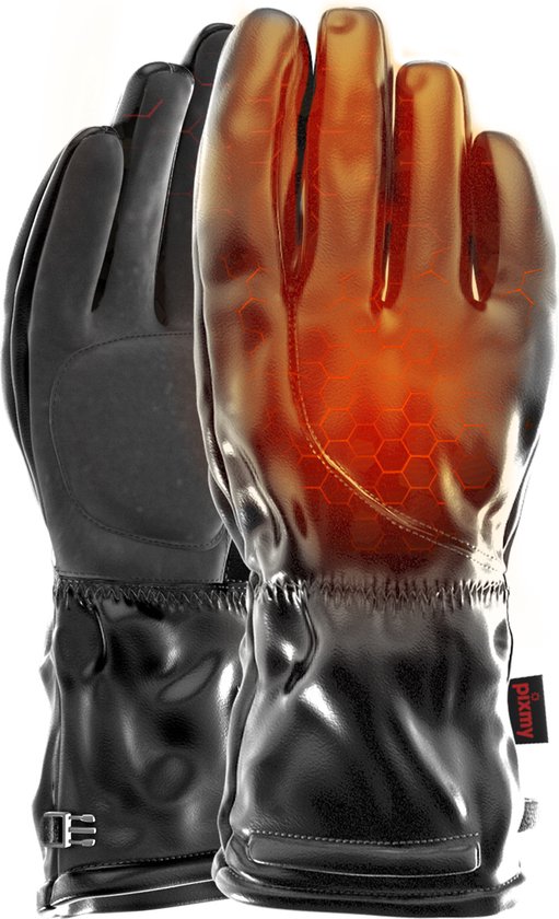 PIXMY® - PULE-7.4v - Verwarmde Handschoenen – PULE-7.4v Size L/XL - 2 Oplaadbare Batterijen 7.4v 4000mAh - Scooter Handschoenen - Waterdichte handschoenen - Elektrische Handschoenen - Maat L/XL