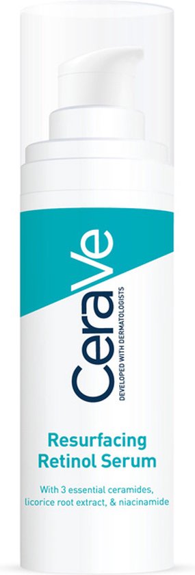 CeraVe Resurfacing Retinol Serum - 30ml - voor onzuivere huid met neiging tot acne