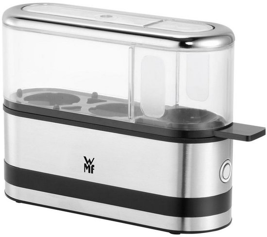 WMF KITCHENminis - Eierkoker - 2 Personen - Compact - Roestvrij Staal - Modern Design