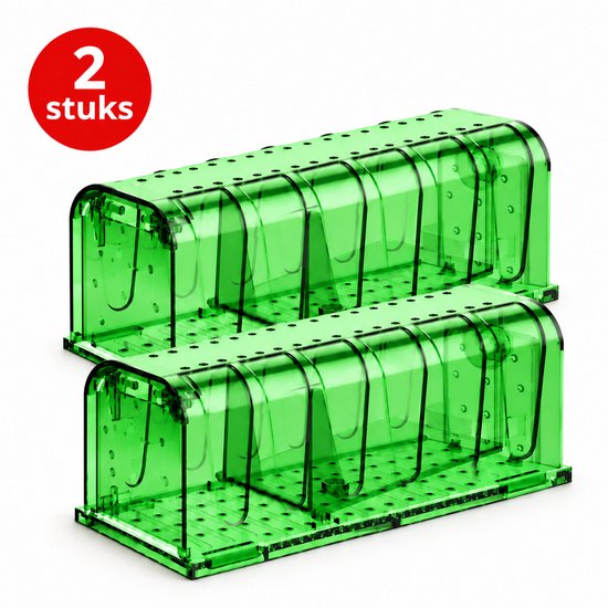 ZnaP® Diervriendelijke Muizenval - 2 stuks - Levende Muizenval - Muizenverjager