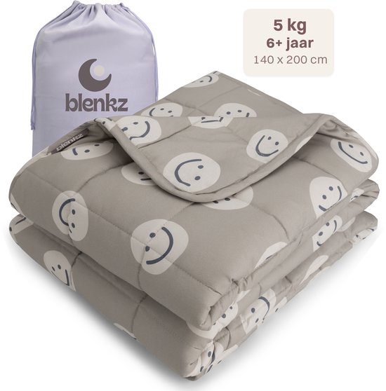 BLENKZ verzwaringsdeken 5 kg 140 x 200 cm (tieners)