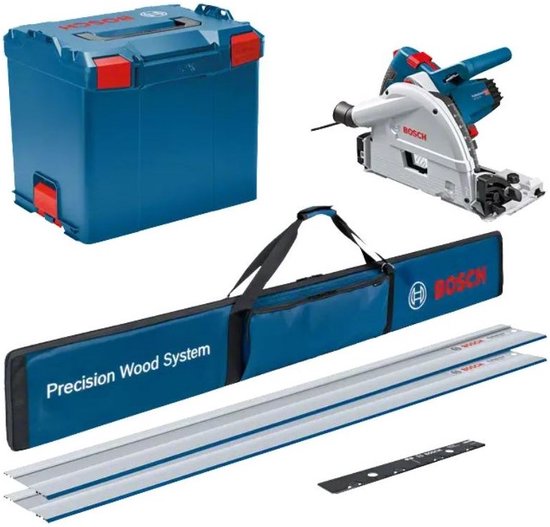Bosch Professional GKT 55 GCE invalzaag met 2 geleiderails