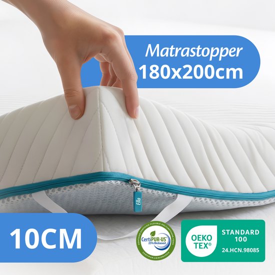 Ella Ergo topper 180x200 (10 cm)