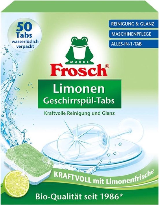Frosch Lemon ECO vaatwastabletten (50 stuks)