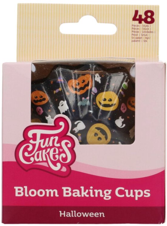 FunCakes Halloween cupcakevormpjes 48 stuks