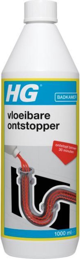 HG vloeibare ontstopper 1 L (2 stuks)