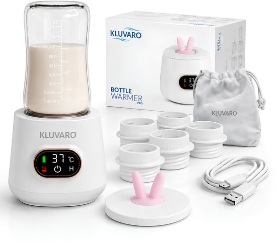 Kluvaro draagbare flessenwarmer