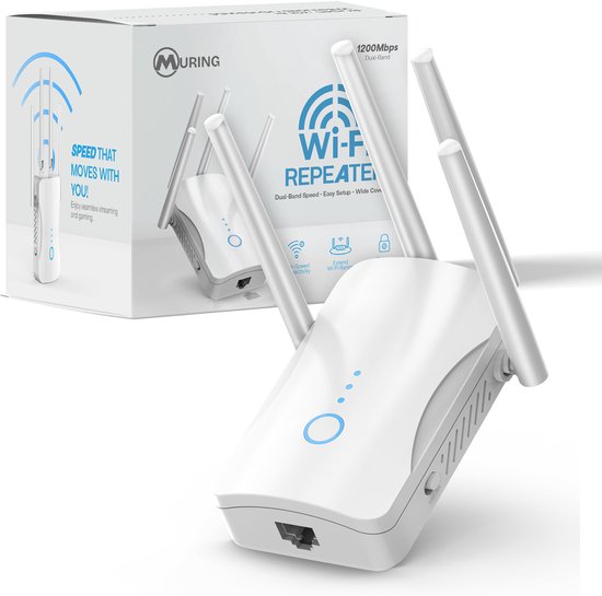 Muring wifi-versterker met stopcontact
