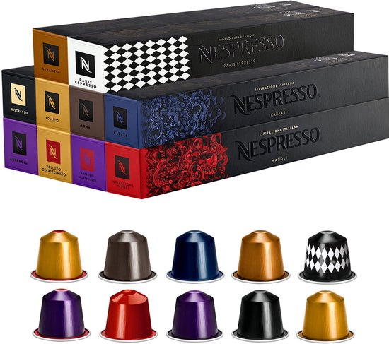 Nespresso Original Intense Espresso's pakket (100 cups)