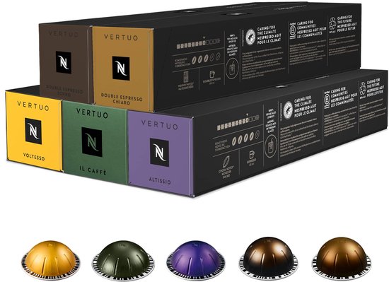 Nespresso Vertuo Espresso pakket (50 cups)