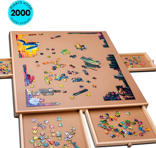 PiecePro puzzelbord met 6 lades (2000 stukjes)