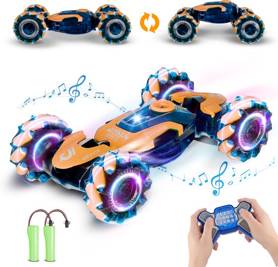 Revvix RC stuntauto met rook en licht
