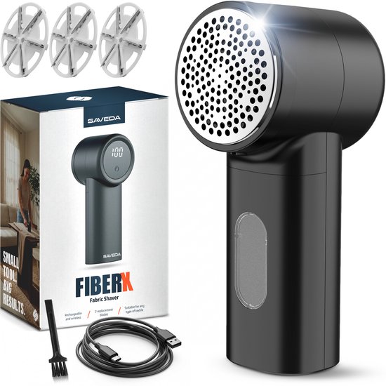 SAVEDA FiberX elektrische ontpluizer