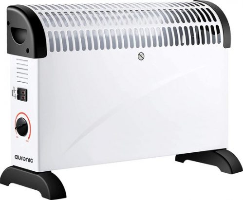 Auronic Elektrische Convector Kachel - 750 /1250 / 2000 Watt - Verstelbare Thermostaat - Wit