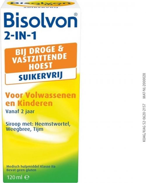 Bisolvon Syrup 2-in-1 slijmoplosser vastzittende hoest