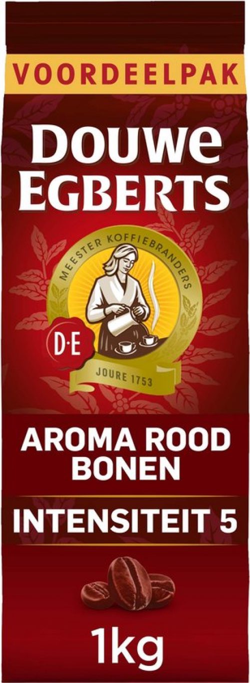 Douwe Egberts Aroma Rood Koffiebonen Voordeelpak - 4 x 1000 gram