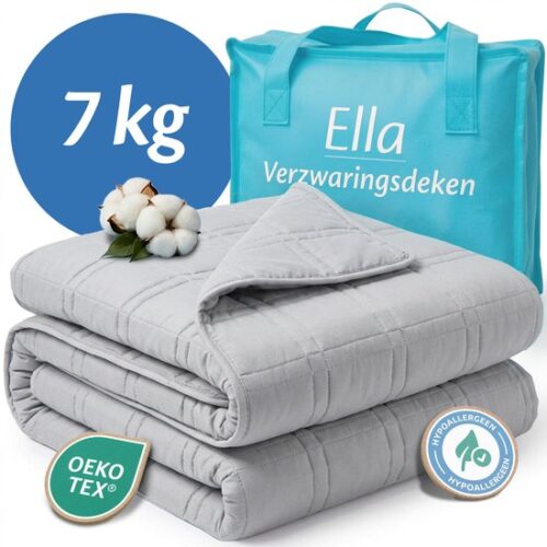 Ella verzwaringsdeken 7 kg 150 x 200 cm katoen