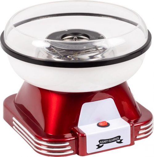 Gadgy Suikerspinmachine Retro, met 10 Stokjes en Maatlepel - Suikerspinmakers - Snoep - Kinderfeestje