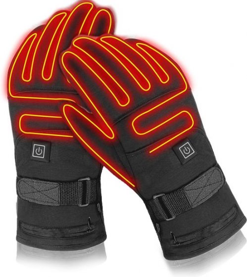 Happyment® Verwarmde handschoenen - Oplaadbaar - Heren - Elektrische verwarming - Motorhandschoenen - Maat M/L - Batterij 4000mAh