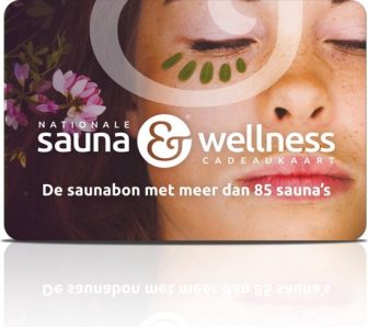Nationale Sauna & Wellness cadeaukaart 20,- tot 150,-