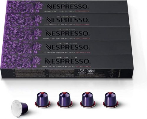 Nespresso Cups - Ispirazione Firenze Arpeggio Decaffeinato - 5 x 10 cups - Koffie cups