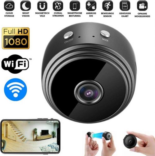 PIXMY - Smart Spy Camera 300mAh - Verborgen Camera - Mini Camera - Spy Cam - WiFi 1080 HD -...