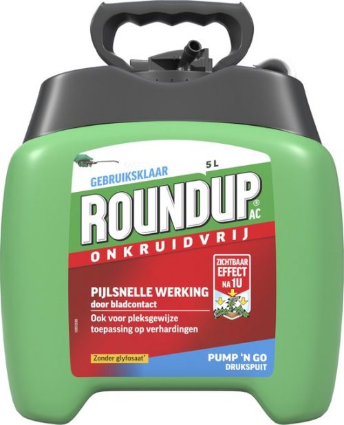 Roundup Natural Onkruidvrij - Kant en Klaar - 5L - Met Drukspuit