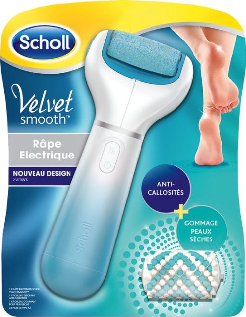 Scholl Velvet Smooth - Elektrische Eeltvijl - Blauw - 1 Stuk