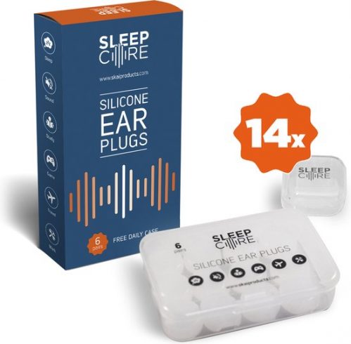 SleepCore® - 14x Slaap Oordopjes - Snurken - Siliconen Slaapoordoppen - Zwem Oordoppen - Slapen - Geluidsoverlast - Sound Plugs...
