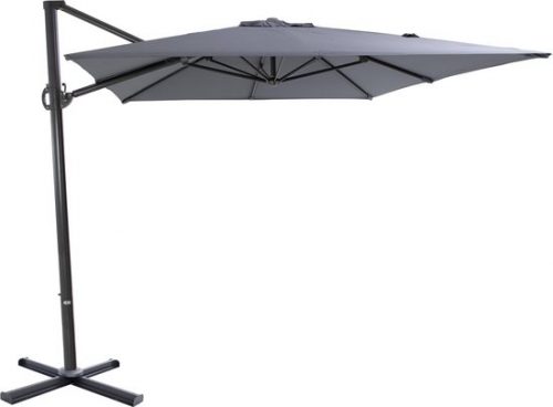 SORARA Roma Basic Zweefparasol - Grijs - 250x300cm
