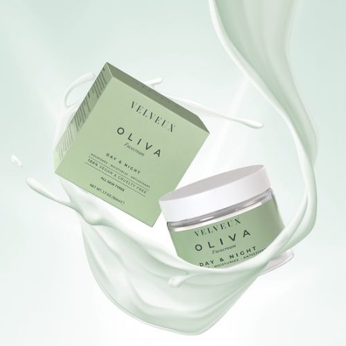 Velveux Gezichtscrème 50ML - moisturizer 100% VEGAN - 2 in 1 Dagcrème en Nachtcrème voor vrouwen en mannen - Anti-rimpel...