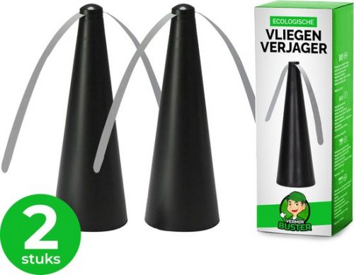 VerminBuster Vliegenverjager voor op tafel - 2 stuks - Ecologisch en veilig - Wespenverjager - Vliegenvanger - Vliegenval