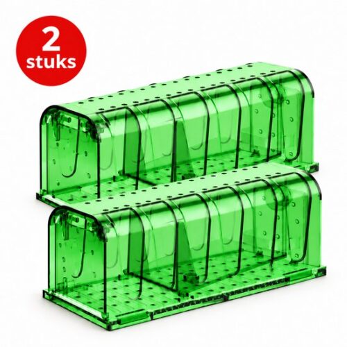 ZnaP® Diervriendelijke Muizenval - 2 stuks - Levende Muizenval - Muizenverjager