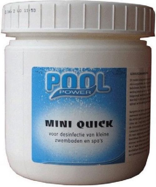 Zwembad chloortabletten mini quick 2,7 grams voor kleine zwembaden - 180 stuks - Chloordrijver tabletten